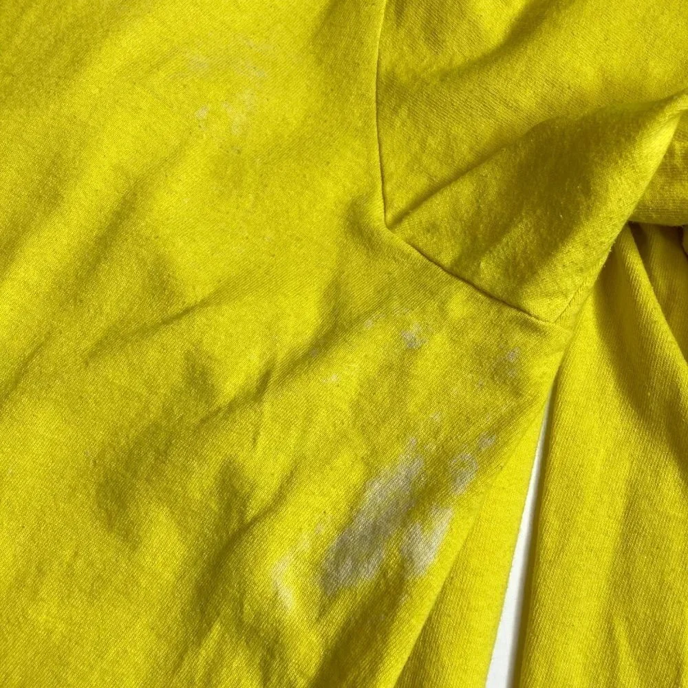 Adidas Michigan‎ Football Yellow Graphic Shirt 2010 2 Sided Sz 2XL Retro READ